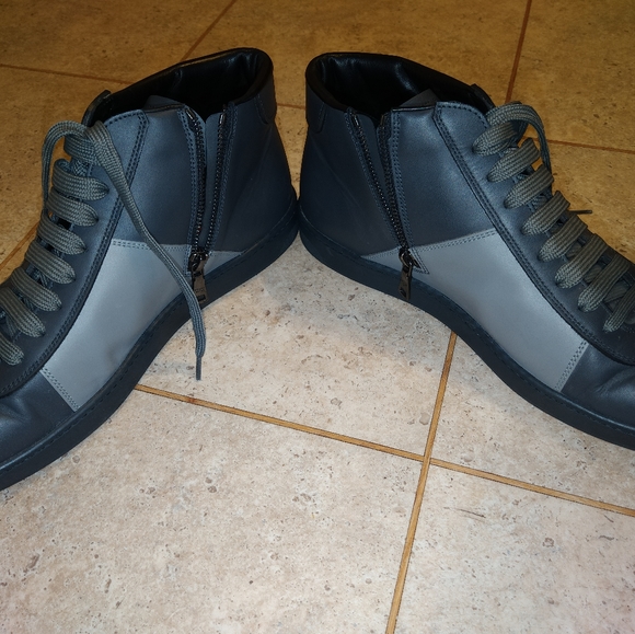 Authentic Men's Prada Leather Shoes 4T3023 - Picture 9 of 11